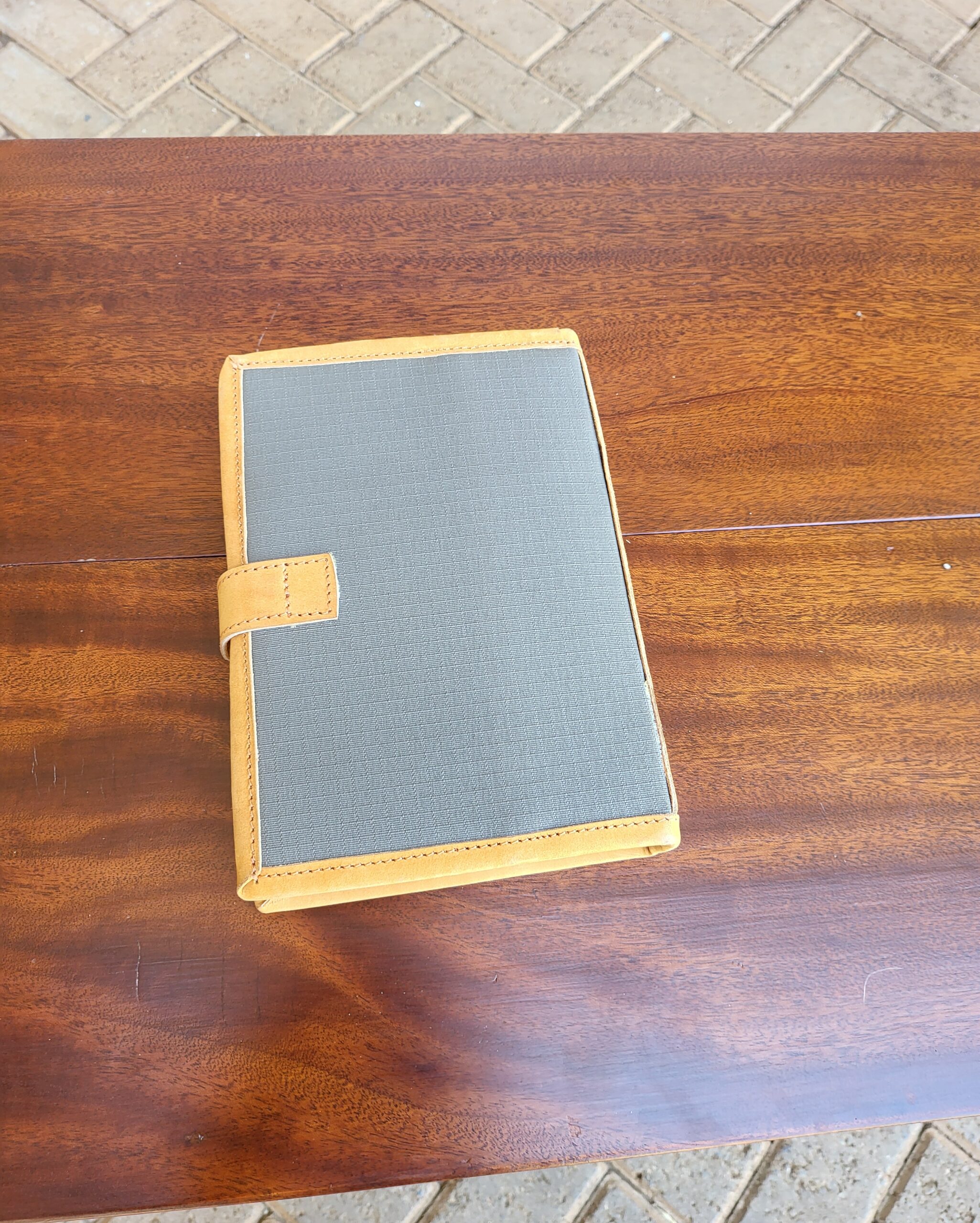 Canvas & Leather Book Cover - Image 4