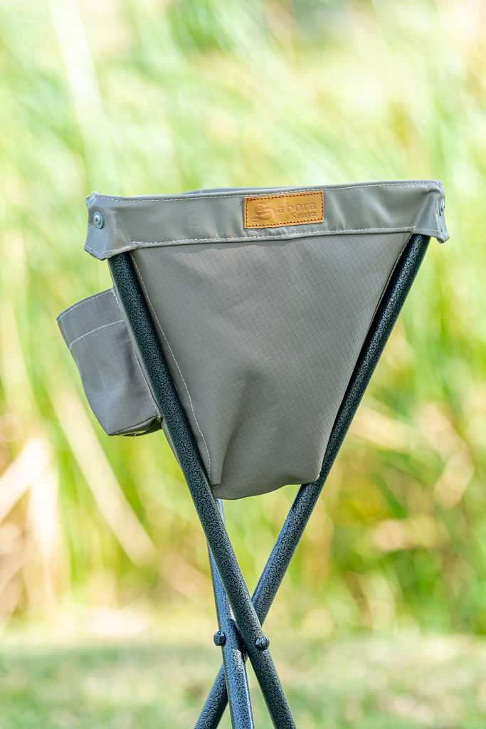Canvas Wash Basin with Metal Stand - Image 5