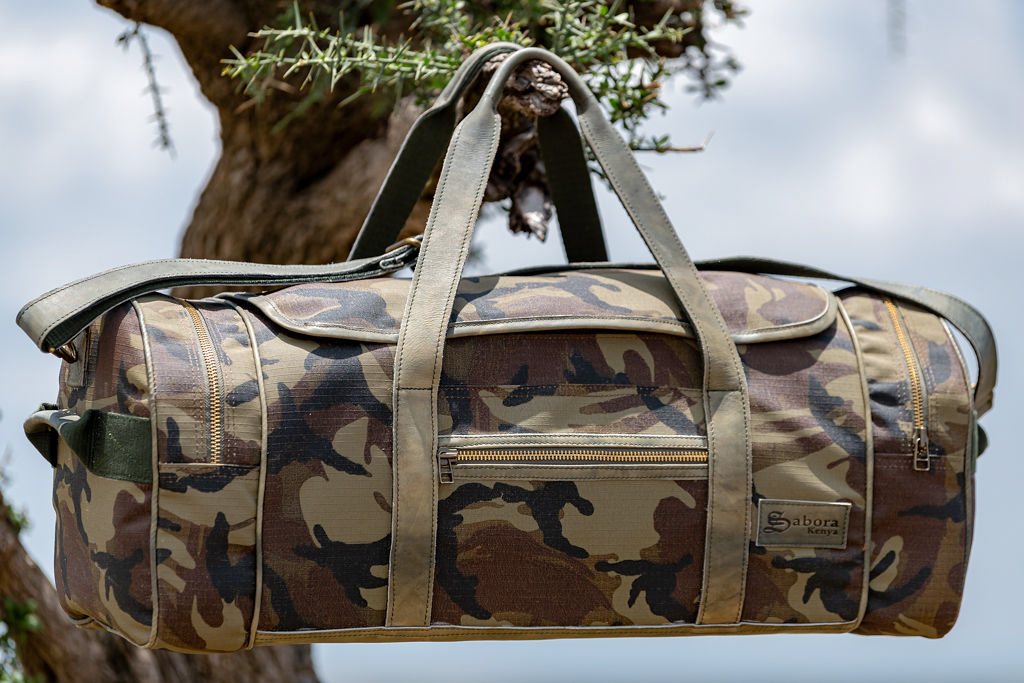 Camo Explorer Bag in Green Ripstop - Image 3