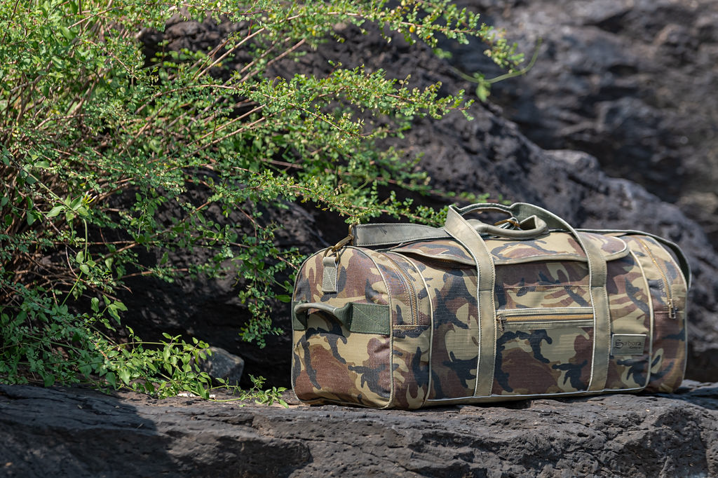 Camo Explorer Bag in Green Ripstop - Image 8