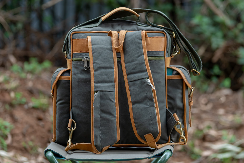 Green Canvas Backpack with Side Pockets - Image 7