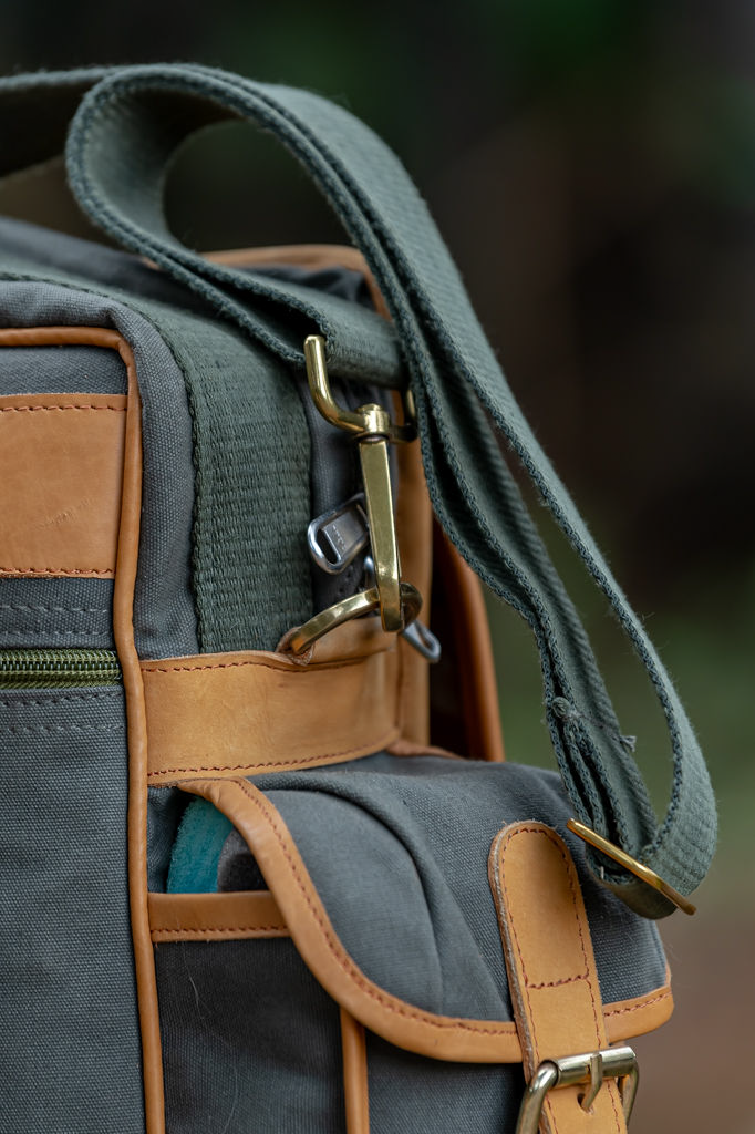 Green Canvas Backpack with Side Pockets - Image 11