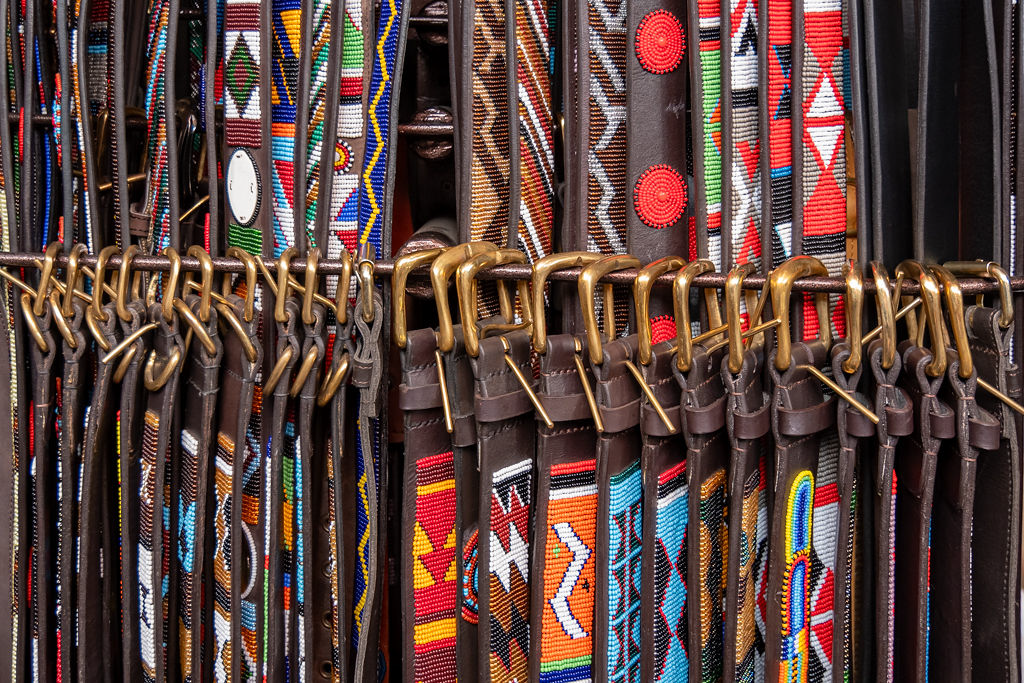 Kinyata Traditional Maasai Belt (Beaded Leather) - Image 3