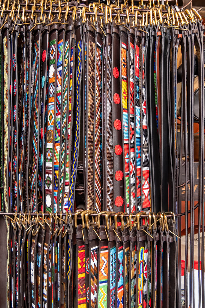Kinyata Traditional Maasai Belt (Beaded Leather) - Image 6