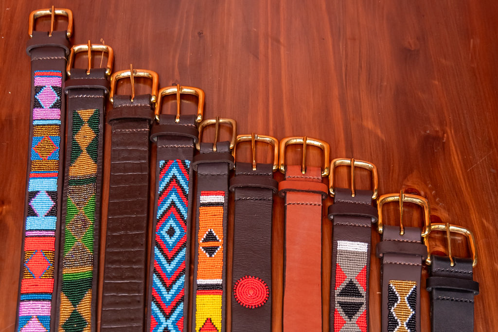 Kinyata Traditional Maasai Belt (Beaded Leather) - Image 7