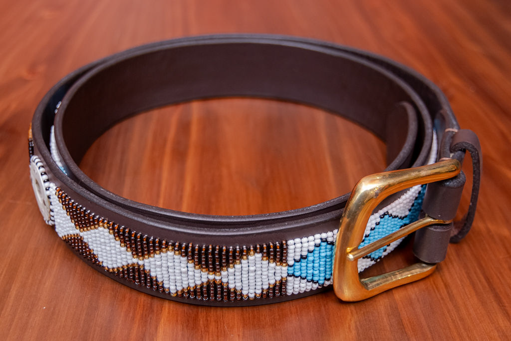 Kinyata Traditional Maasai Belt (Beaded Leather) - Image 21