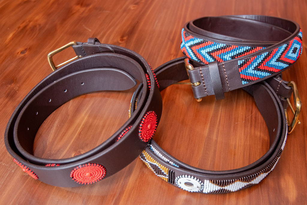 Kinyata Traditional Maasai Belt (Beaded Leather) - Image 12