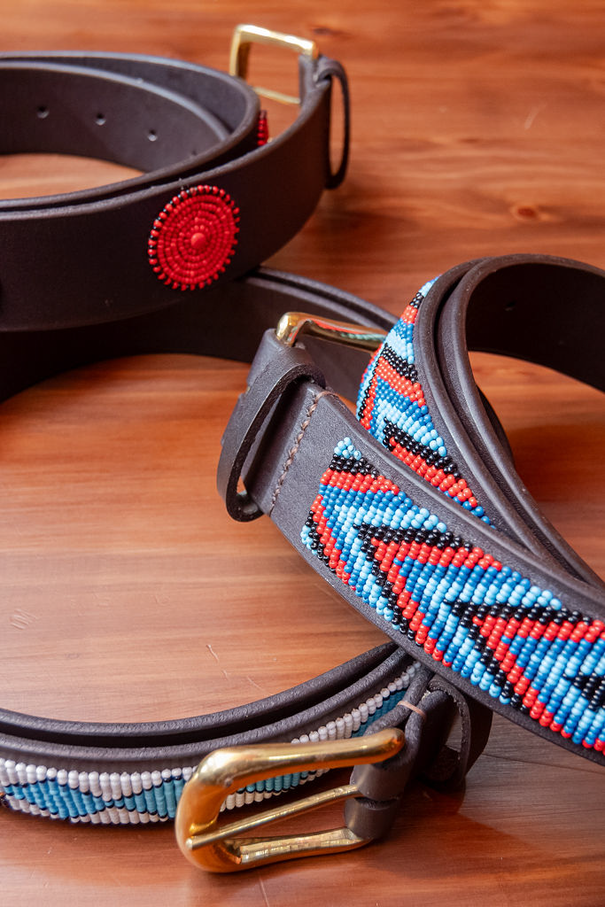 Kinyata Traditional Maasai Belt (Beaded Leather) - Image 14