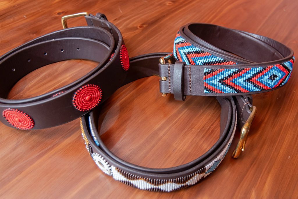 Kinyata Traditional Maasai Belt (Beaded Leather) - Image 15