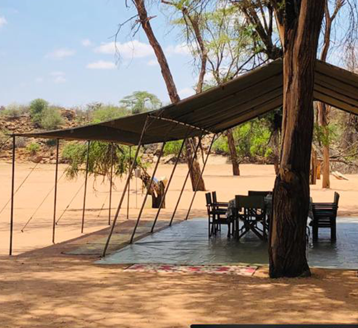 Open Dining Tent