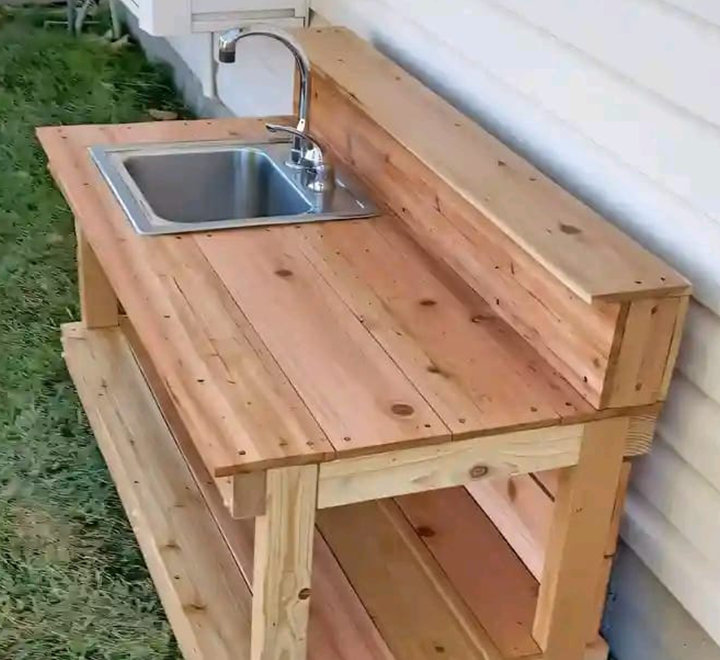 Outdoor Sink Table