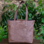 Ladies Handbag in Ostrich Leather