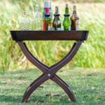 Tray and Stand in Mahogany