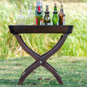 Tray and Stand in Mahogany