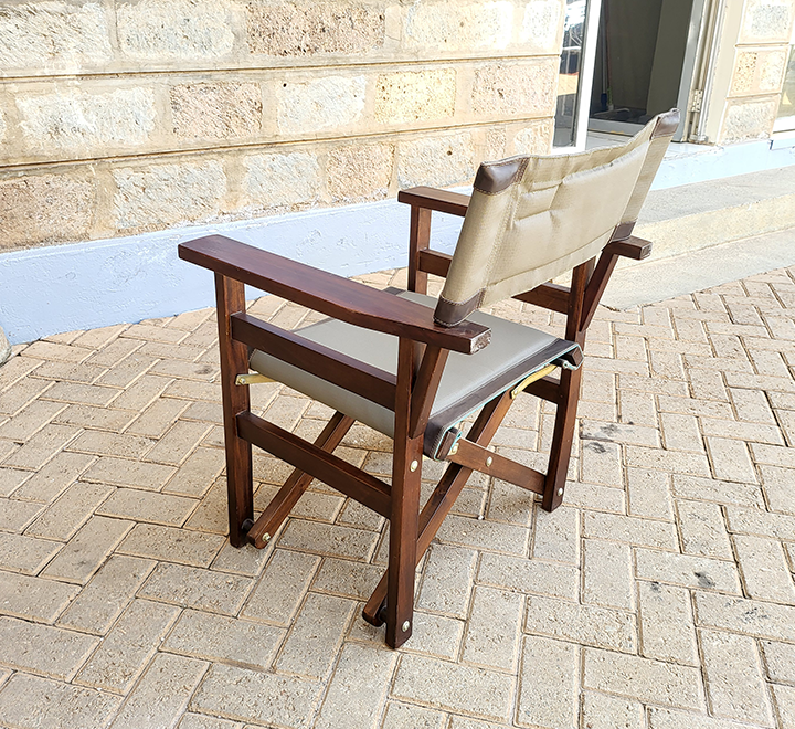 Wooden Folding Chair – Heavy duty, Mahogany Timber - Image 4