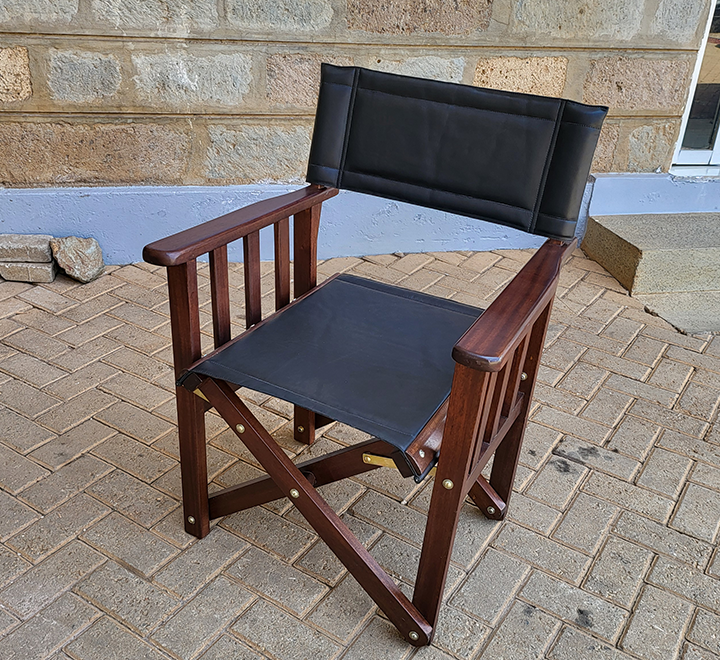 Director Chair – Mahogany Timber - Image 5