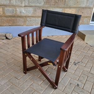 Director Chair – Mahogany Timber