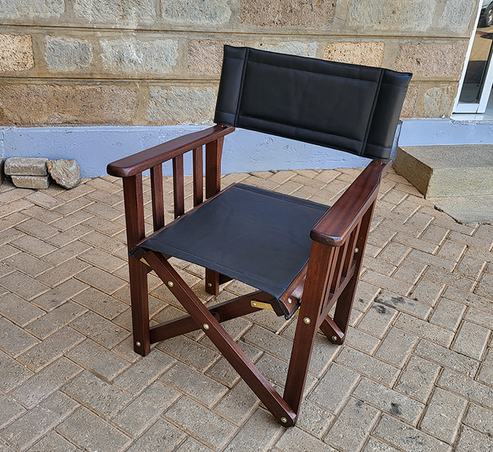 Director Chair – Mahogany Timber