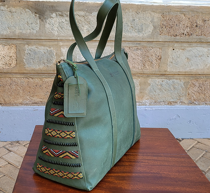 Beaded Ladies Safari Bag - Image 8