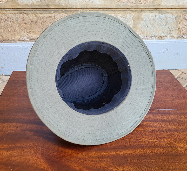Classy Safari Hat- In green canvas - Image 3
