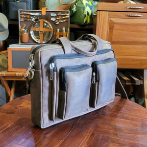 Leather Laptop Briefcase