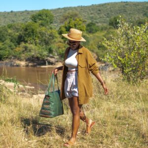 Beaded Ladies Safari Bag
