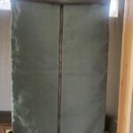 Beige Canvas Garment/Suit Bag