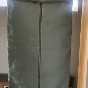 Beige Canvas Garment/Suit Bag