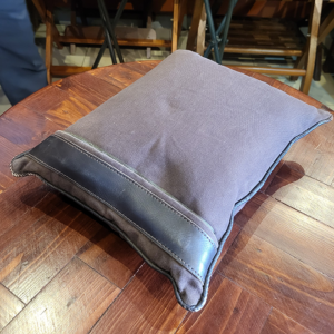 Tan Canvas & Leather Camera Rest