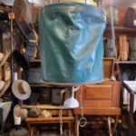 Green PVC Canvas Raised Wash Bucket