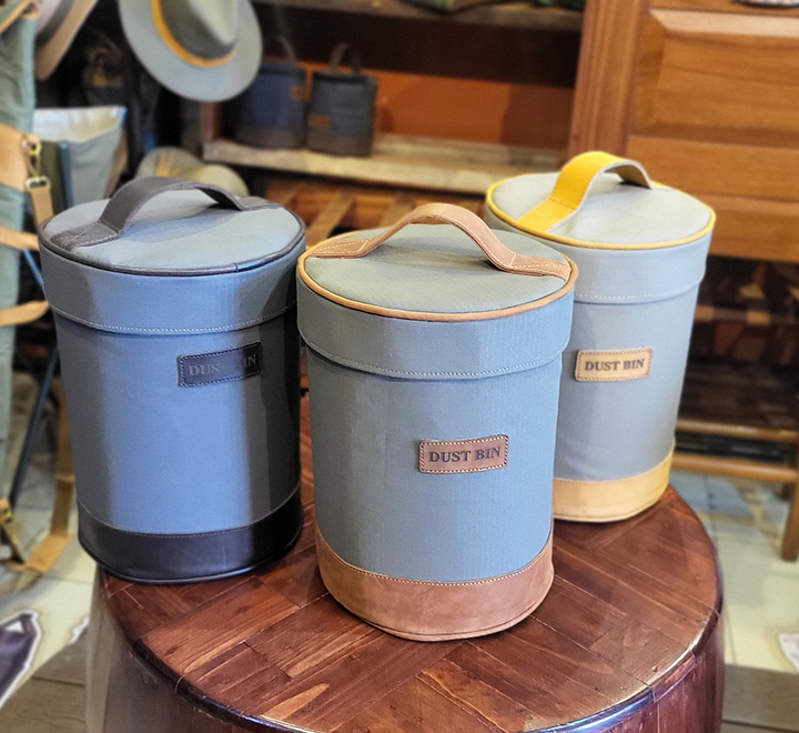 Dustbin cover in beige ripstop - Image 4