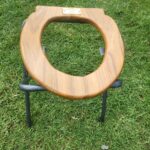 Sabora Foldable Toilet Seat and Frame.