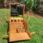Medium Wooden Bar Box with Stand