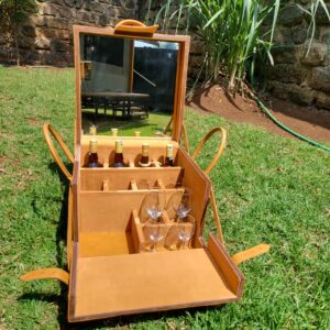 Medium Wooden Bar Box with Stand