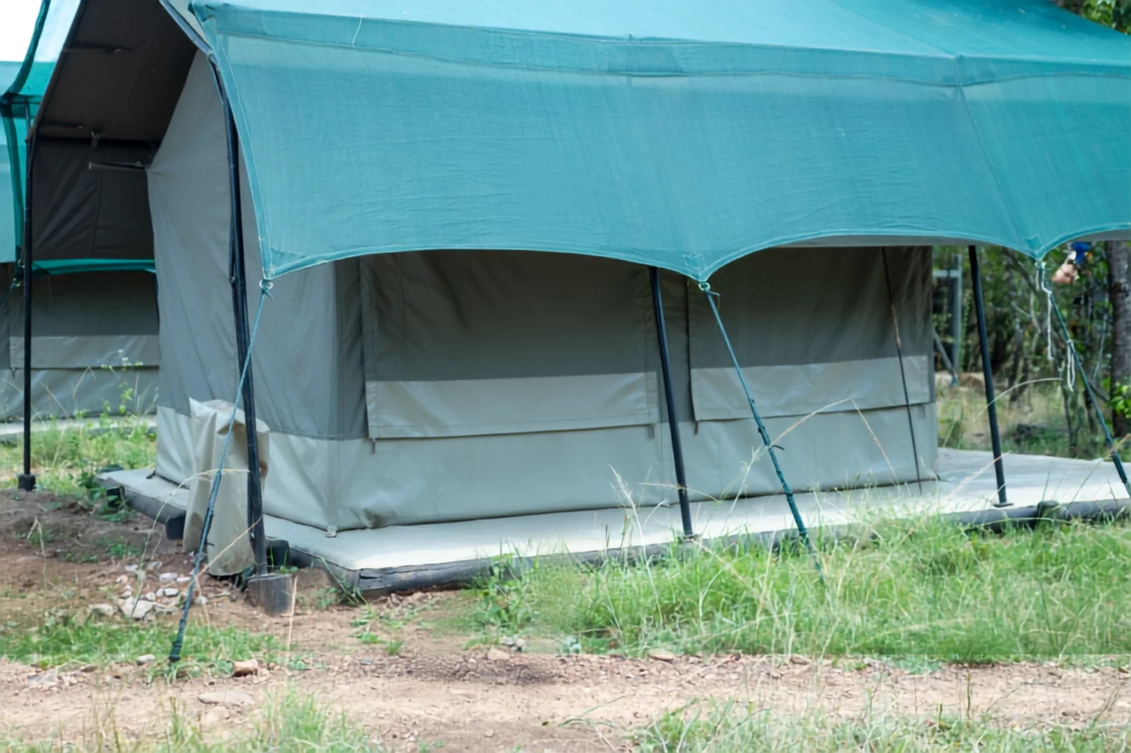 Sabora Staff Safari Tent - Heavy-Duty Canvas Accommodation Unit for Camp Operations & Field Teams