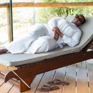 Spiral Sunbed with Spanish Canvas