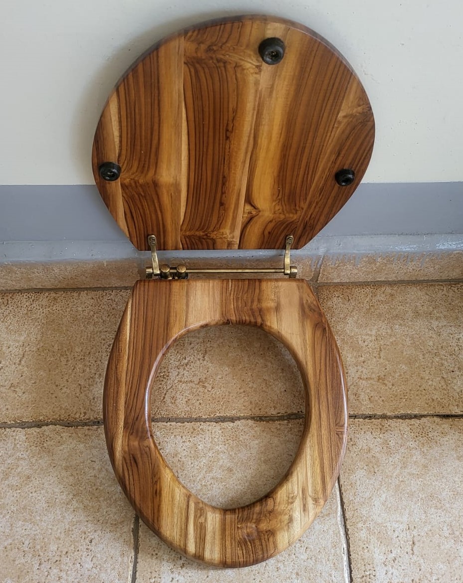 Wooden toilet Seat